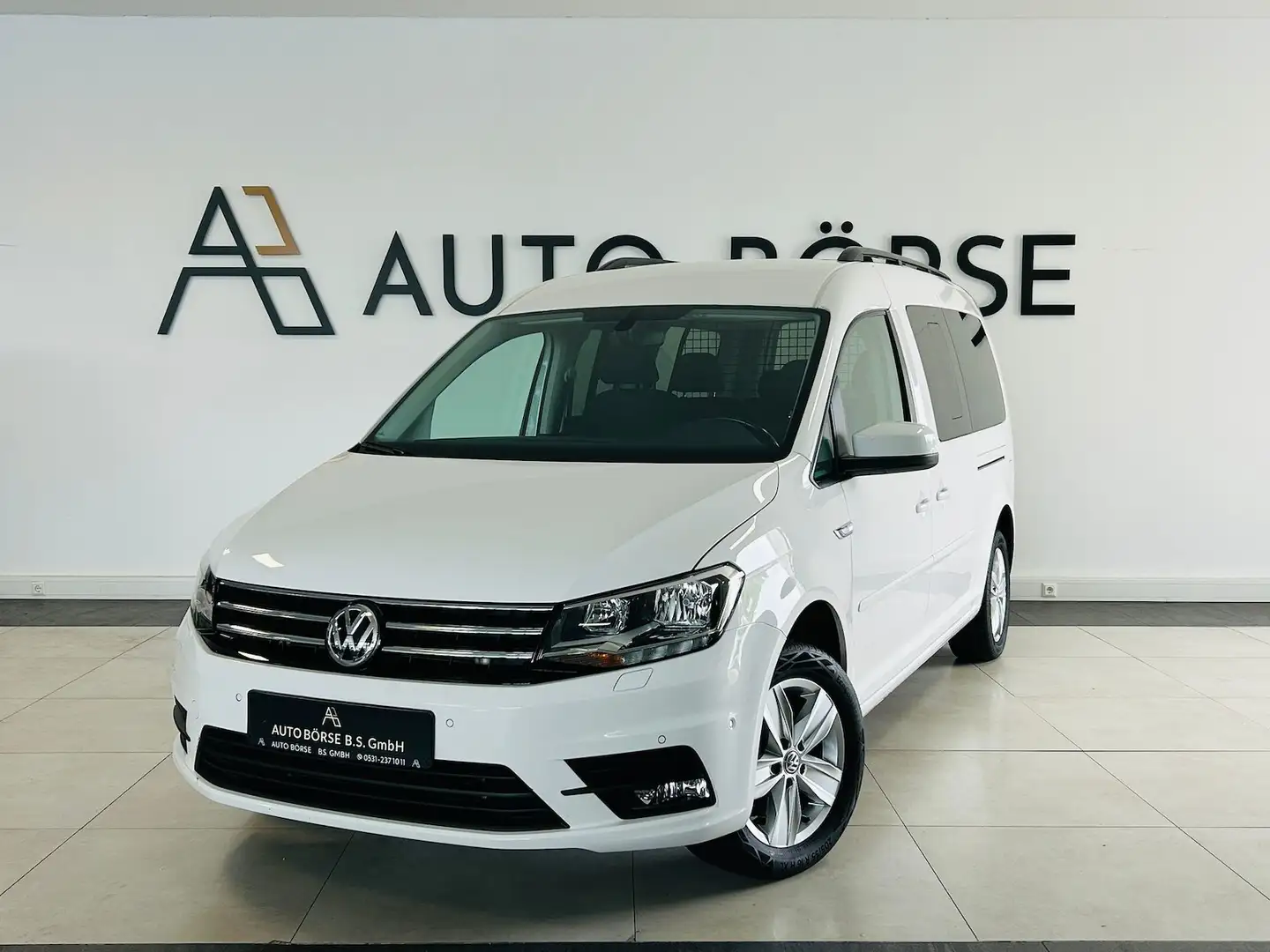Volkswagen Caddy Kombi 2.0 TDI MAXI*NAVI*STHZG*PARKLENK*AHK Weiß - 1