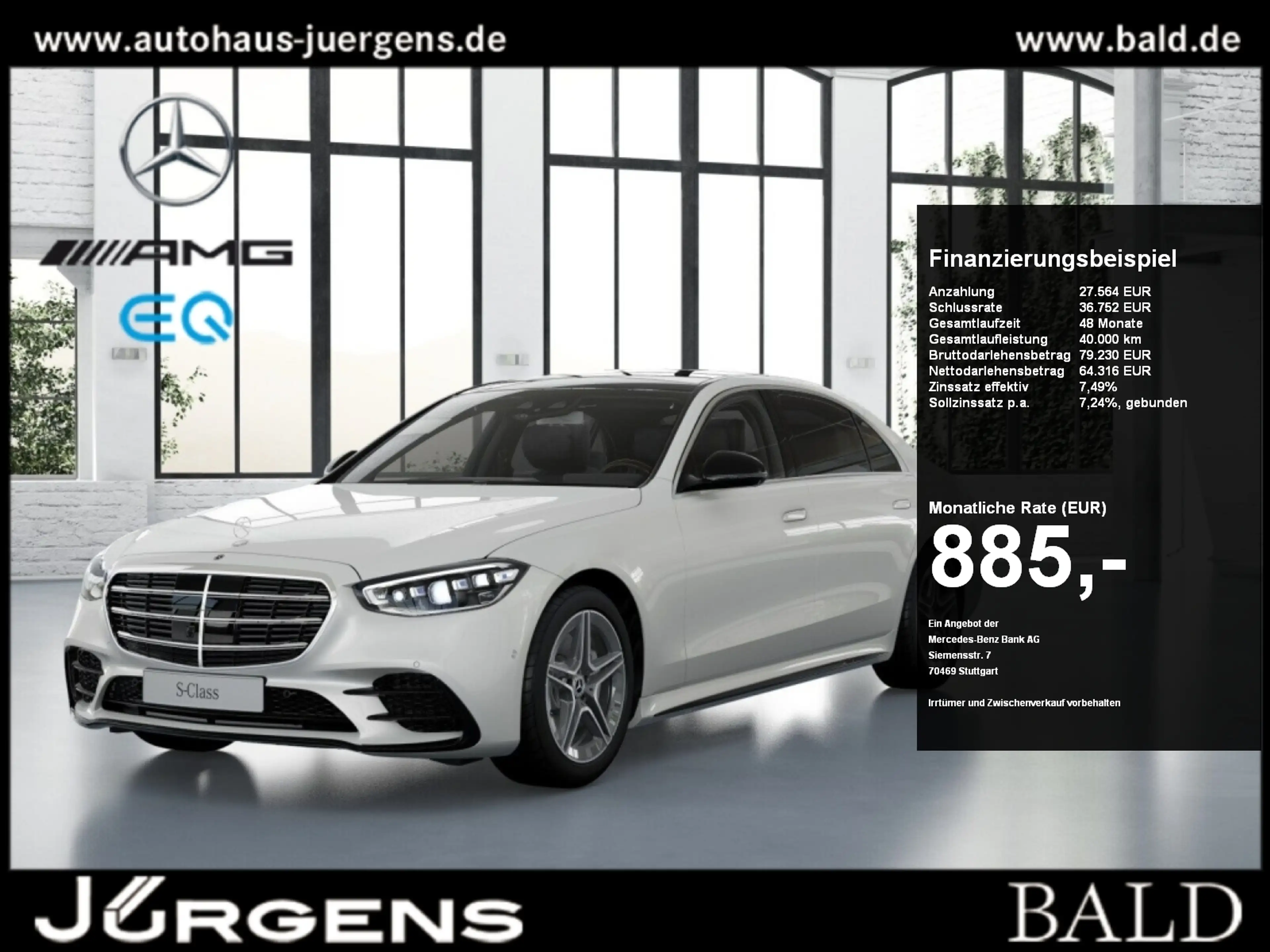 Mercedes-Benz S 580 e L AMG-Sport/Pano/DIGITAL/Sitzkl/HUD/360°