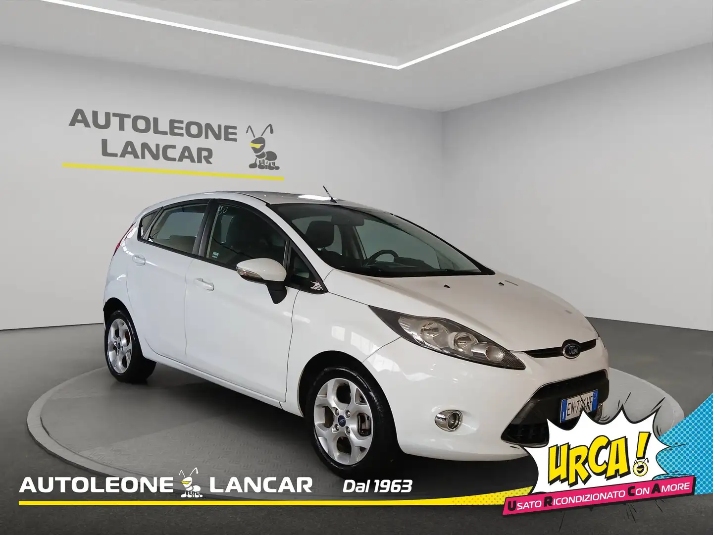 Ford Fiesta VI 2008 - Fiesta 1.4 16v Titanium Gpl 5p FL Bianco - 1