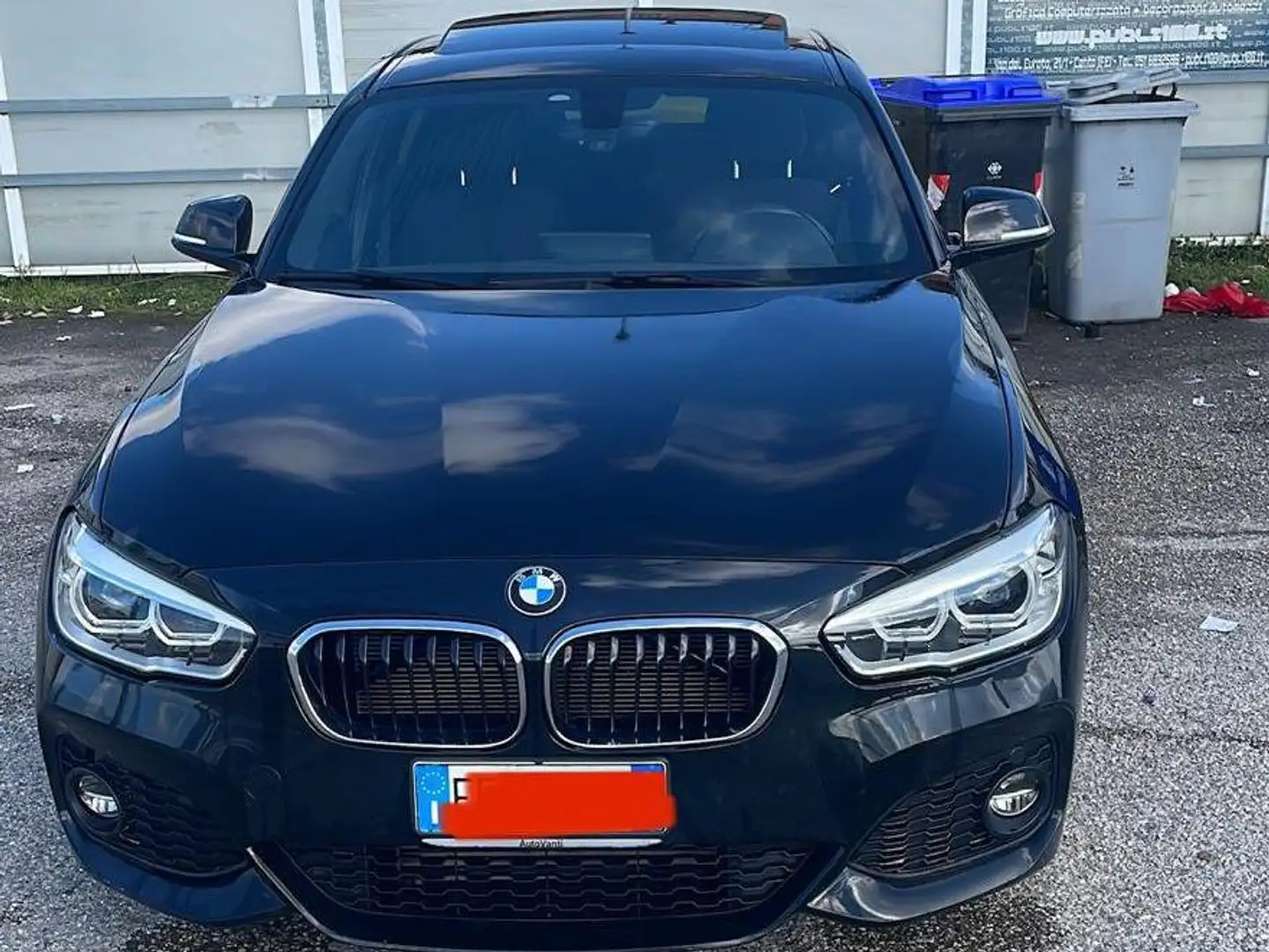 BMW 116 116d Msport 3p auto Fekete - 1
