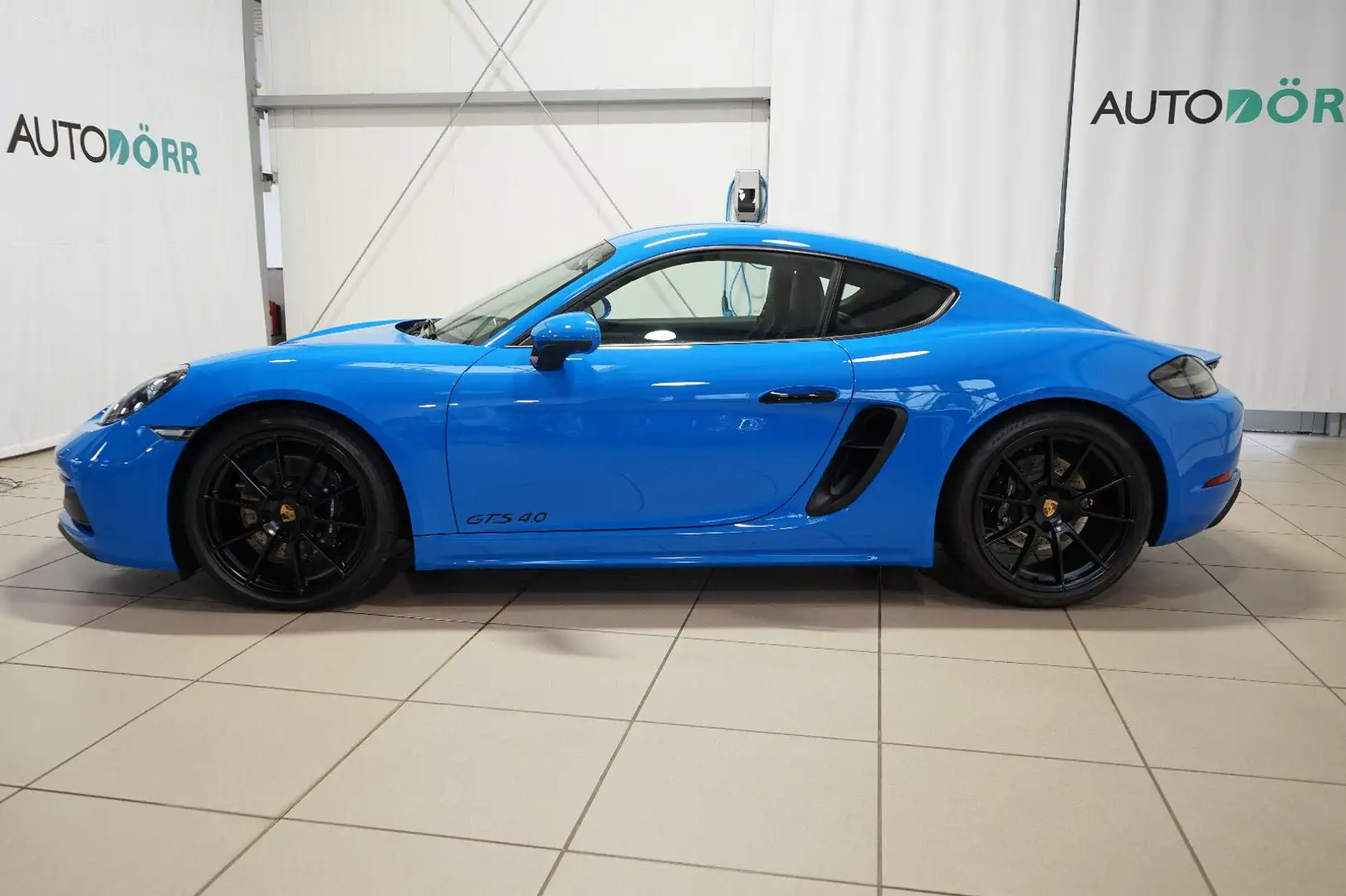 Porsche Cayman 718 Cayman GTS 4.0 Sportabgas.+Chrono+Lenkradhz. Bleu - 2