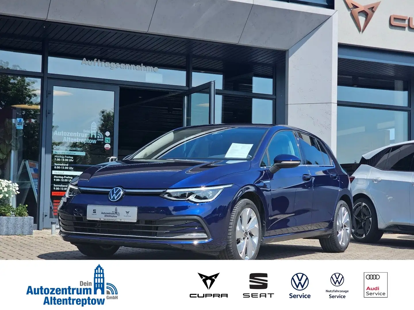 Volkswagen Golf 1.5 eTSI DSG Style SHZ, NAVI, ACC Azul - 1