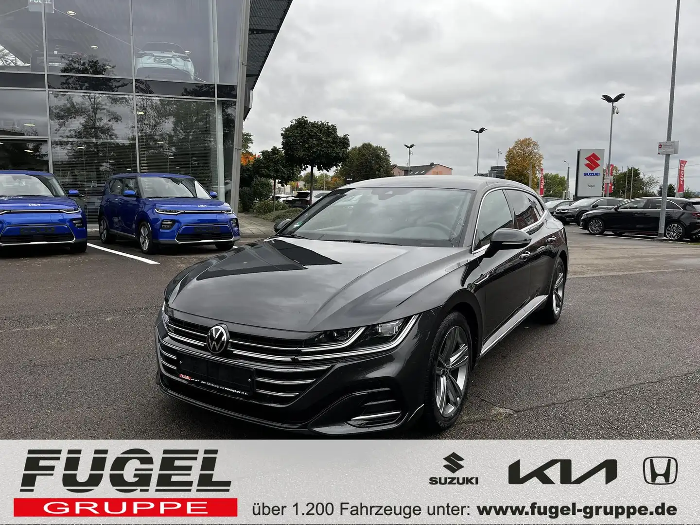 Volkswagen Arteon SB 2.0 TDI DSG R-Line Matrix|AHK|ACC|Navi Grau - 1