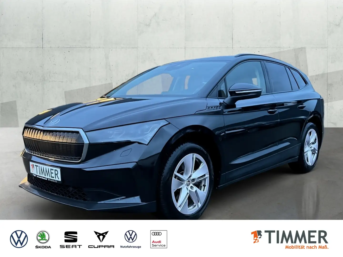 Skoda Enyaq 60 LOFT +WÄPU +MATRIX +ACC +RKAM +19" +NAVI +SHZ Schwarz - 1