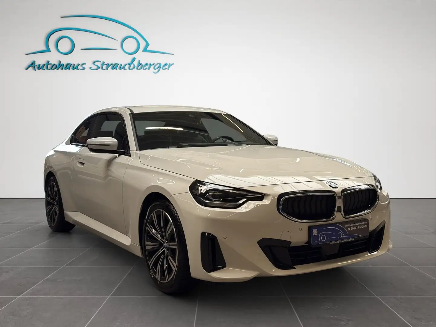 BMW 218 i Coupe Temp. KZU QI SHZ Ambiente Klimaaut. Blanc - 2