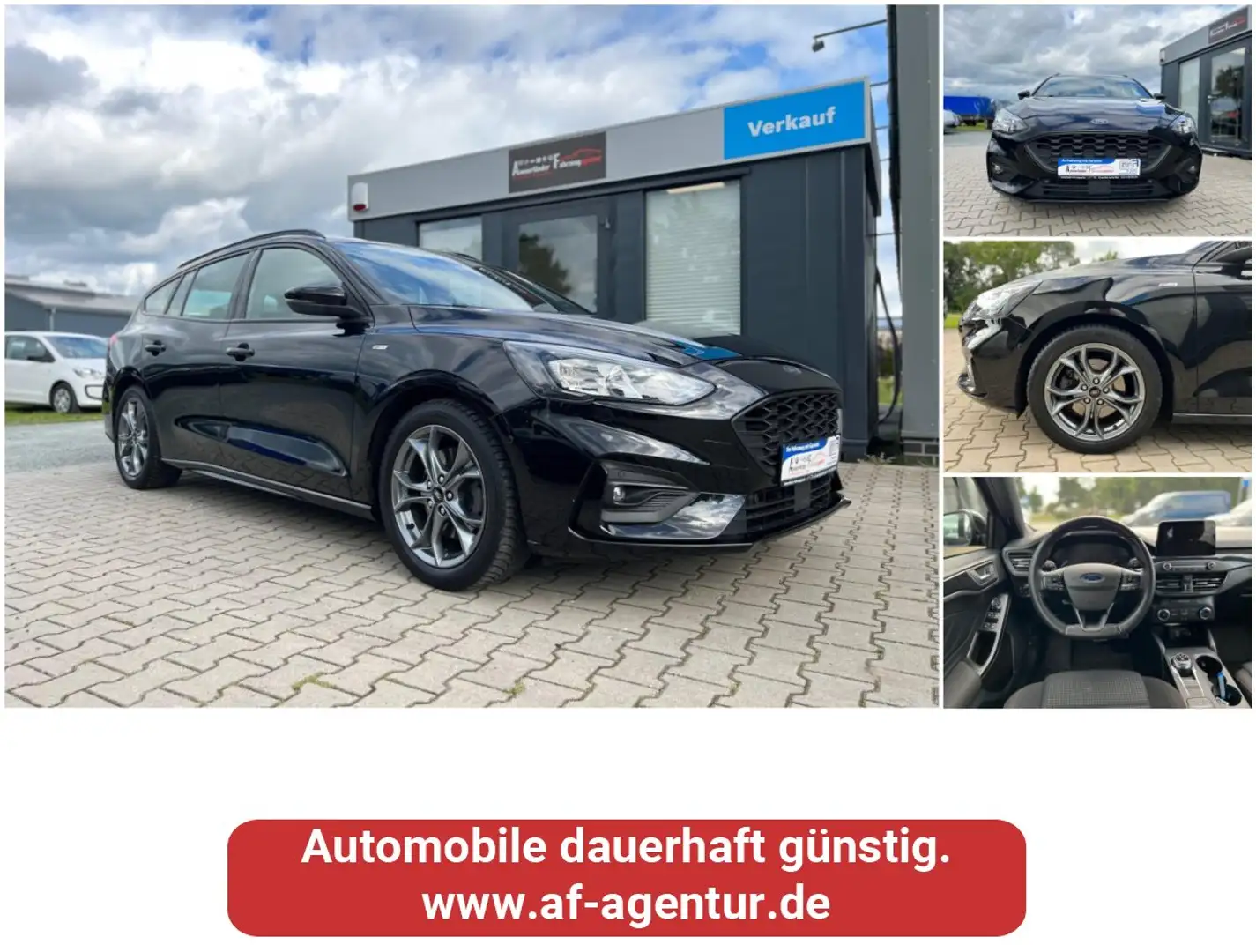 Ford Focus 1.0 EcoBoost EU6d-T ST-Line *APP CONNECT-RFK-SHZ- Schwarz - 1