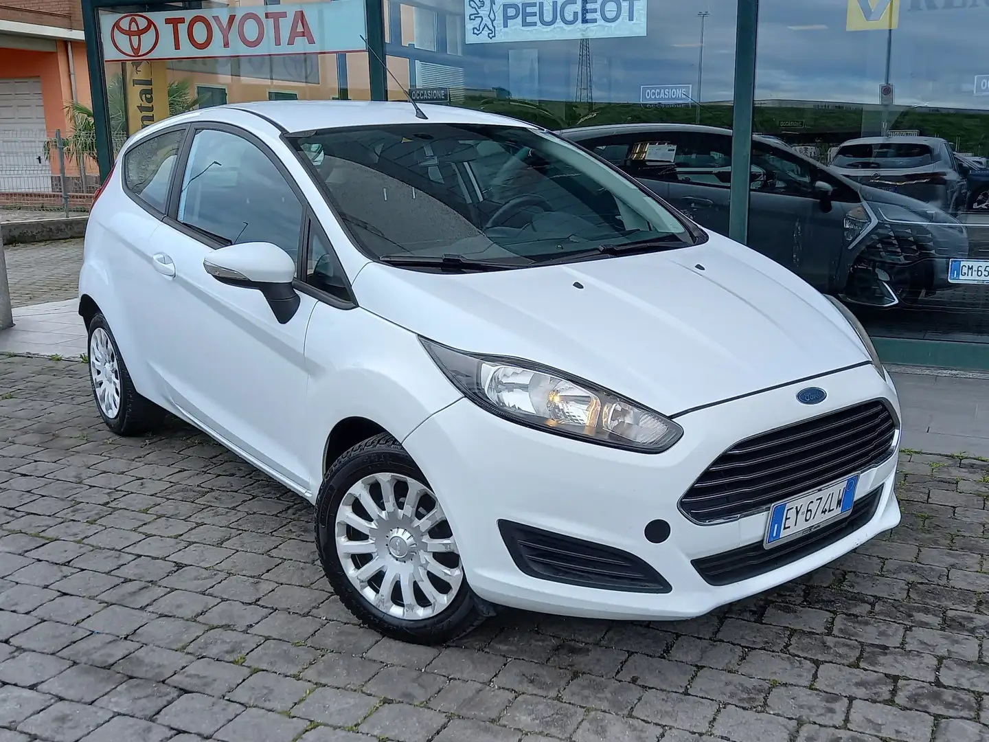 Ford Fiesta Fiesta 3p 1.4 Gpl 92cv van - prezzo più iva Blanc - 1