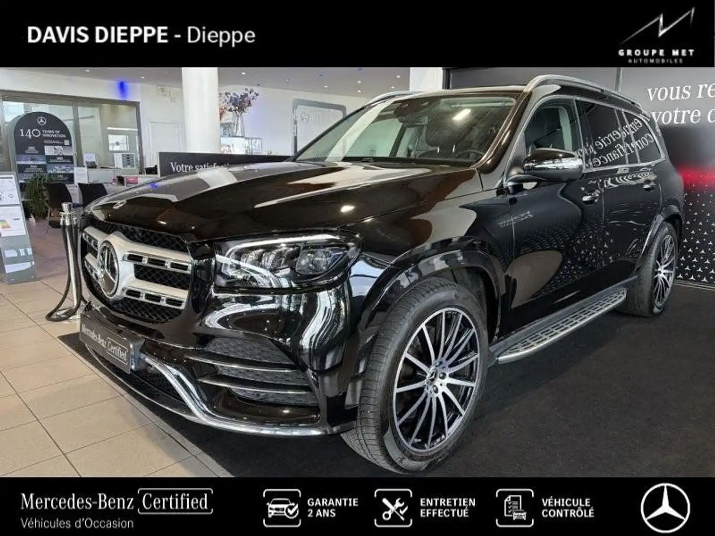 Mercedes-Benz GLS 400 400 d 330ch AMG Line 4Matic 9G-Tronic Negro - 1