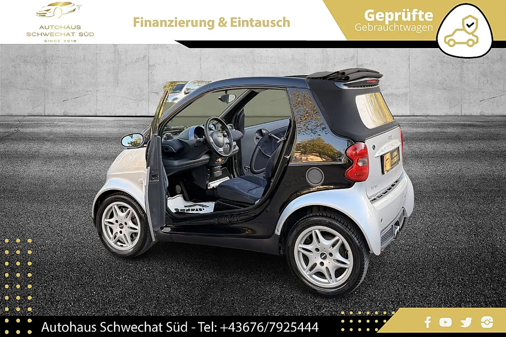 smart Sonstige Smart Fortwo Cabrio // KLIMA // PICKERL 06/2027 // Schwarz - 2