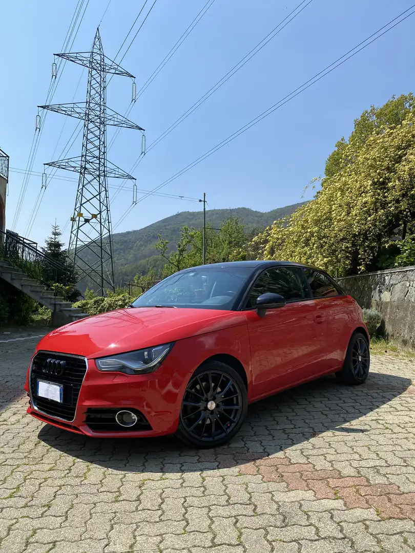Audi A1 1.6 tdi Ambition 105cv Rosso - 1