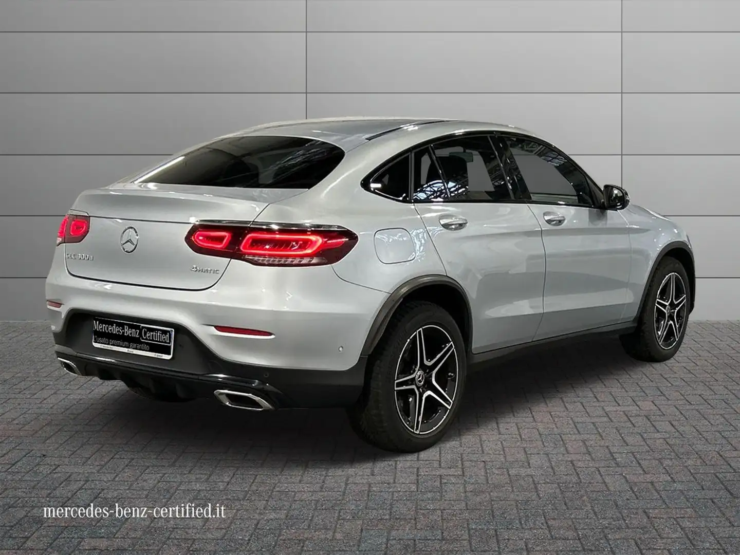 Mercedes-Benz GLC 300 GLC coupe 300 d Premium 4matic auto Argento - 2
