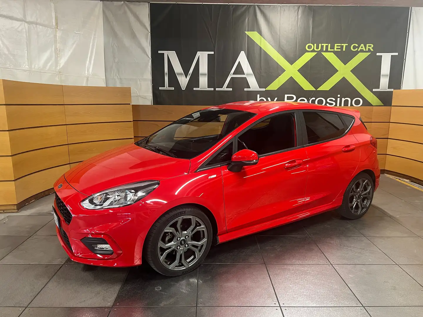 Ford Fiesta Fiesta VII 2017 5p 5p 1.5 tdci ST-Line 120cv Rouge - 1