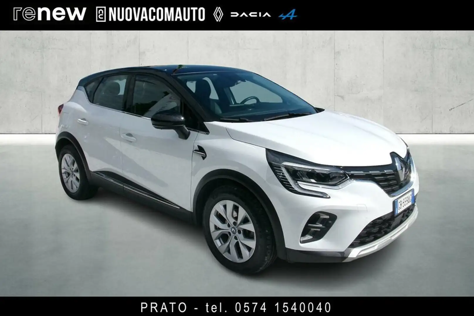 Renault Captur 1.6 plug-in hybrid Intens E-Tech 160cv auto Bianco - 2