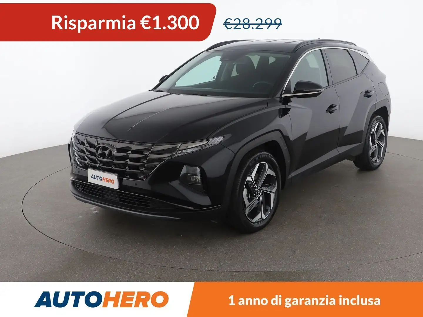 Hyundai TUCSON 1.6 T-GDI Hybrid XLine aut FHEV Nero - 1