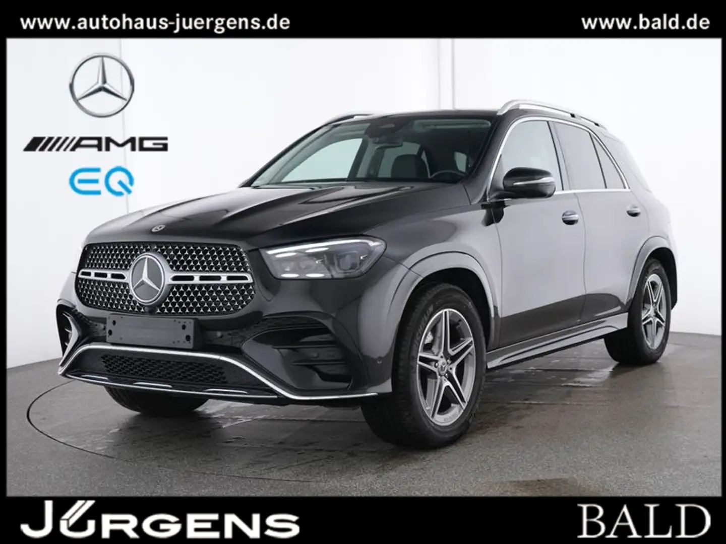 Mercedes-Benz GLE 300 d 4M AMG-Sport/Pano/StdHzg/AHK/Memo/360 Schwarz - 2