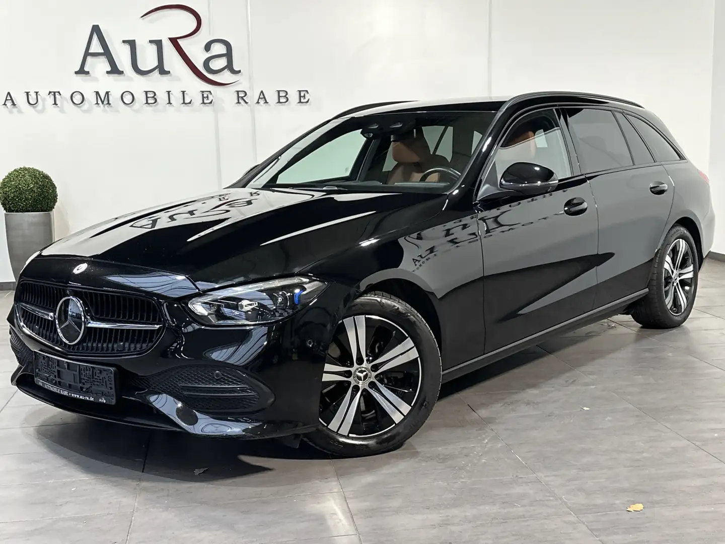 Mercedes-Benz C 220 T Avantgarde NAV+LED+VC+360°+HUD+CARPLAY Czarny - 1
