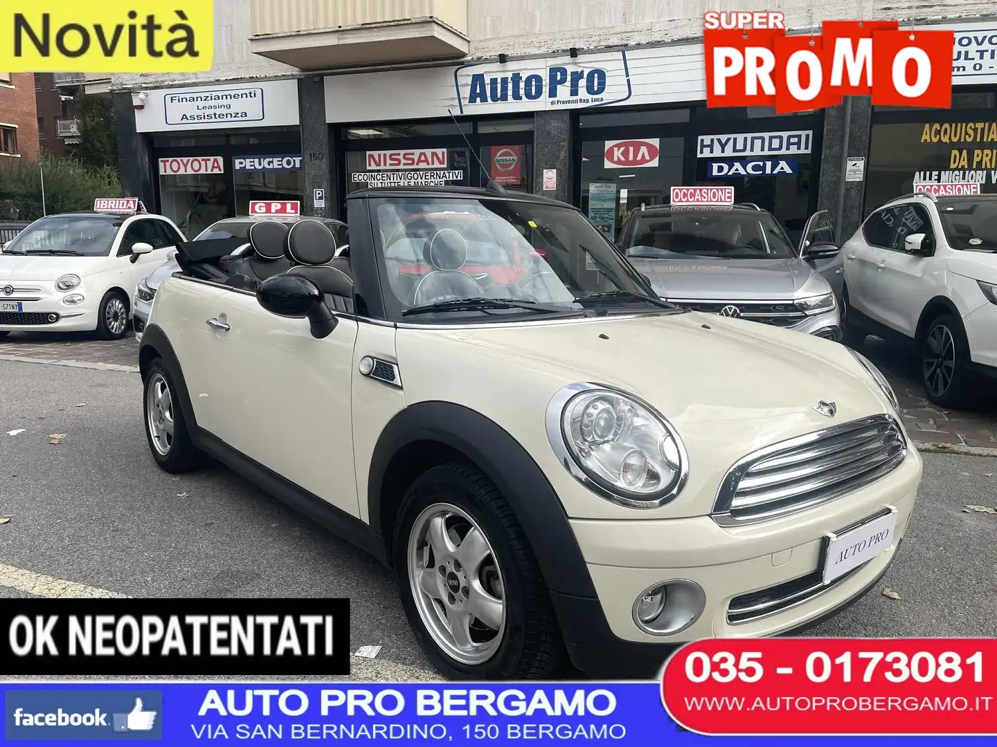 MINI Cooper Cabrio Mini Cabrio 1.6 Cooper 120cv NEOPATENTATI OK - 1