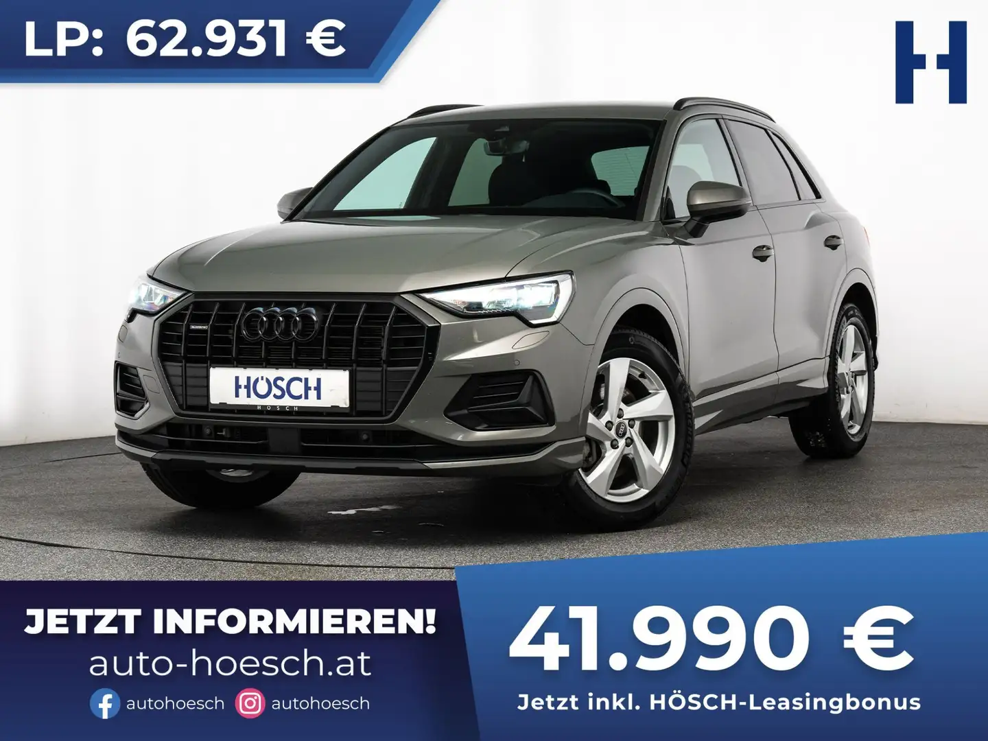 Audi Q3 40 TFSI quattro advanced Aut. BLACK TOP-EXTRAS Grau - 1