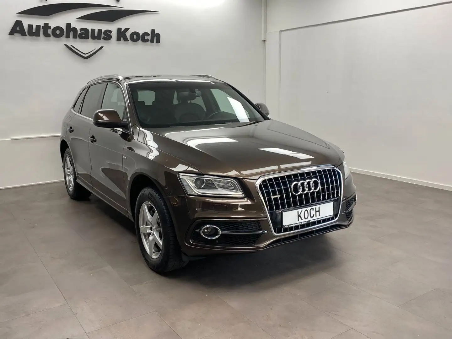 Audi Q5 2.0 TFSI QUATTRO S LINE NAVI-KAM-ALCANTARA! Braun - 1