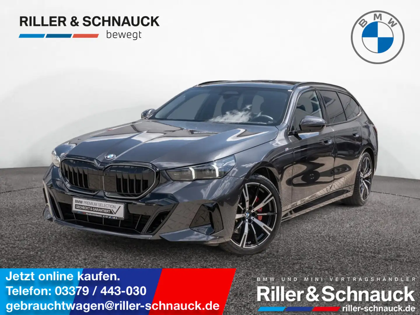 BMW 520 d Touring xDrive M-Sport ACC SITZBELÜFTUNG Gris - 1