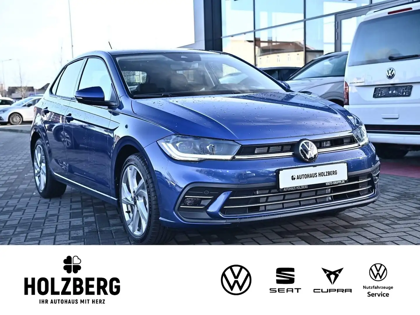 Volkswagen Polo 1.0 TSI DSG Style AHK+PANO+IQ.DRIVE+KAMERA Bleu - 2