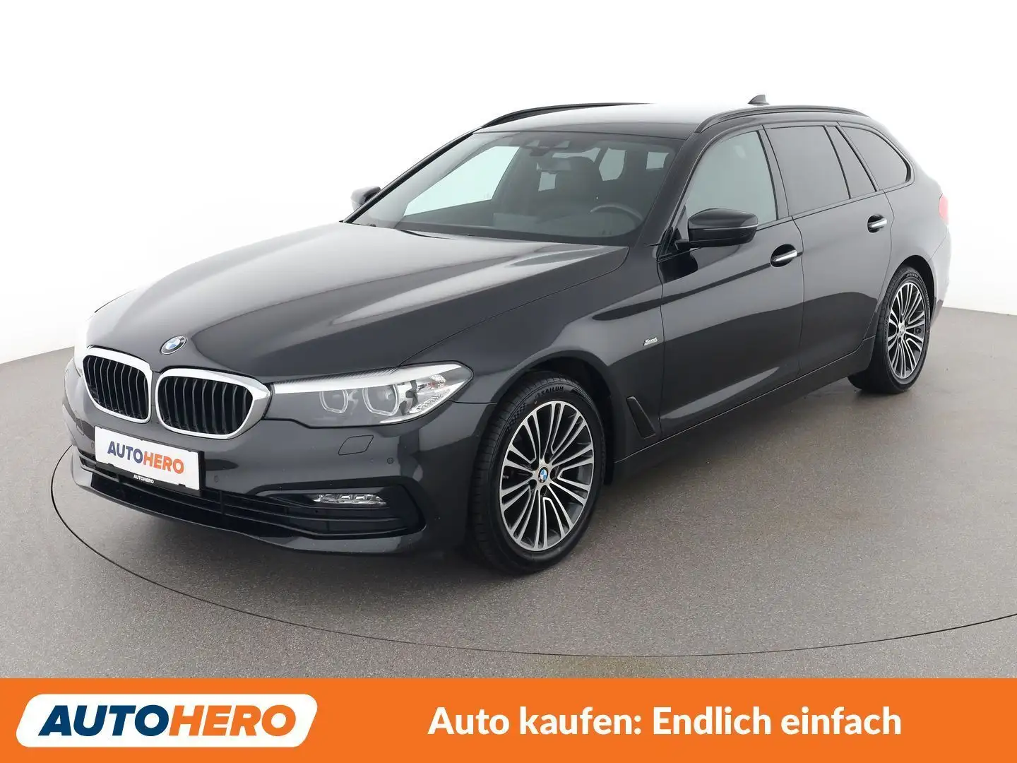 BMW 520 520d xDrive Sport Line Schwarz - 1