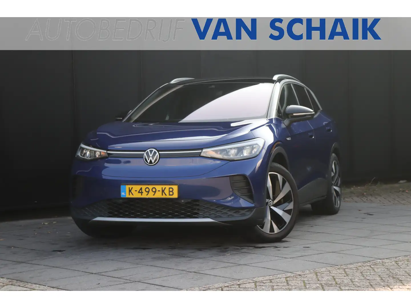 Volkswagen ID.4 First 77 kWh SOH 81,1 % | STOEL/STUURVERW. | CAMER Bleu - 1