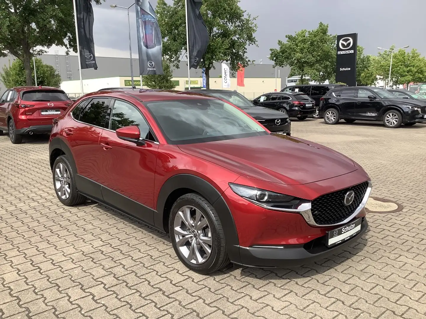 Mazda CX-30 Selection 1.8 D Matrix-LED 360° Monitor Rood - 1