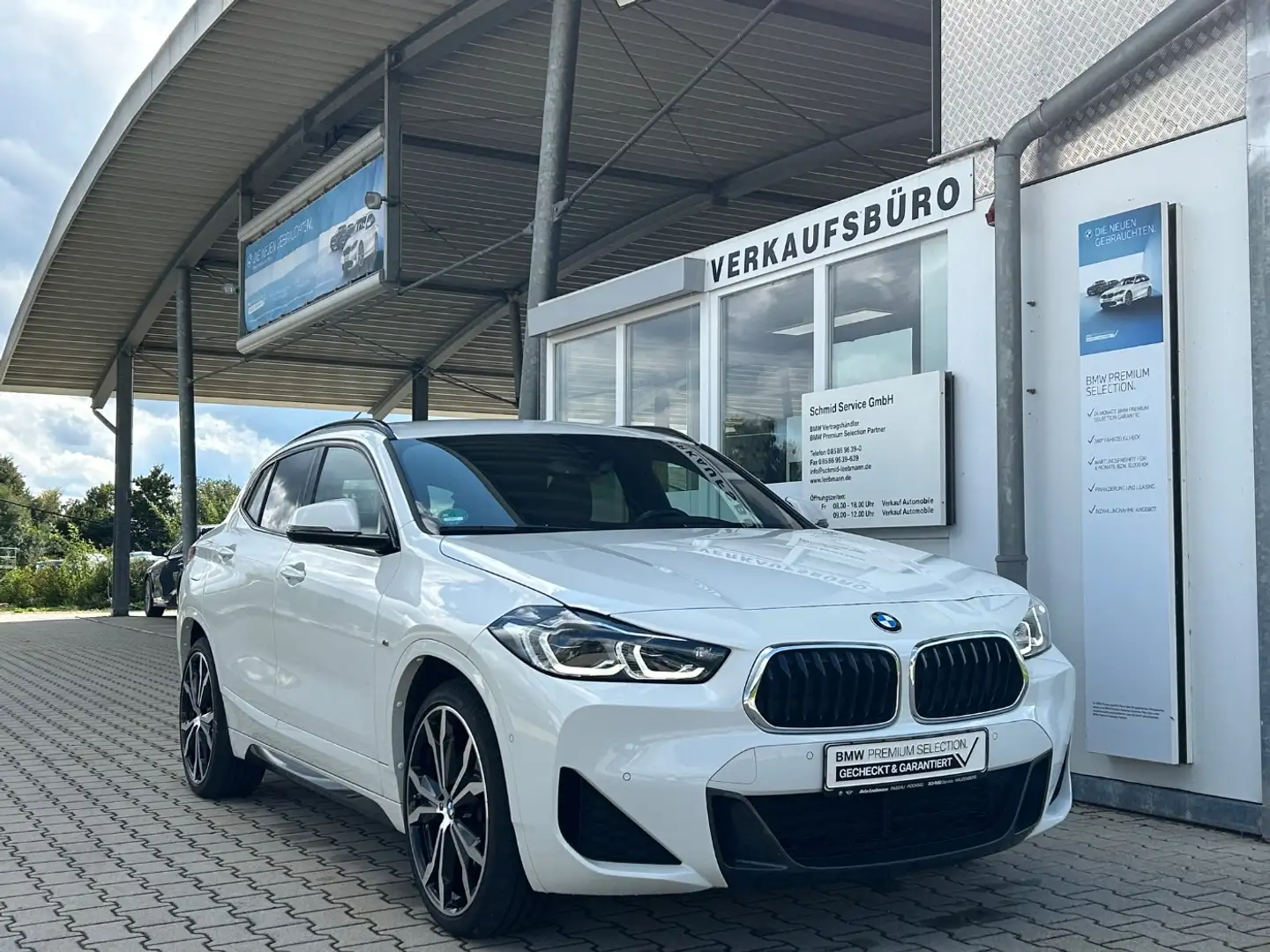 BMW X2 xDrive20d M-Sport Bus.Paket/HI-FI 2 J.GARANTIE Blanc - 2