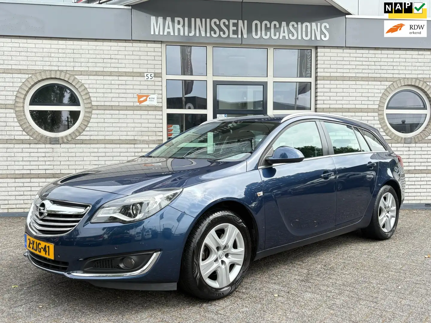 Opel Insignia Sports Tourer 1.6 T Business+ |Pdc,Navi,Cruise| Blauw - 1