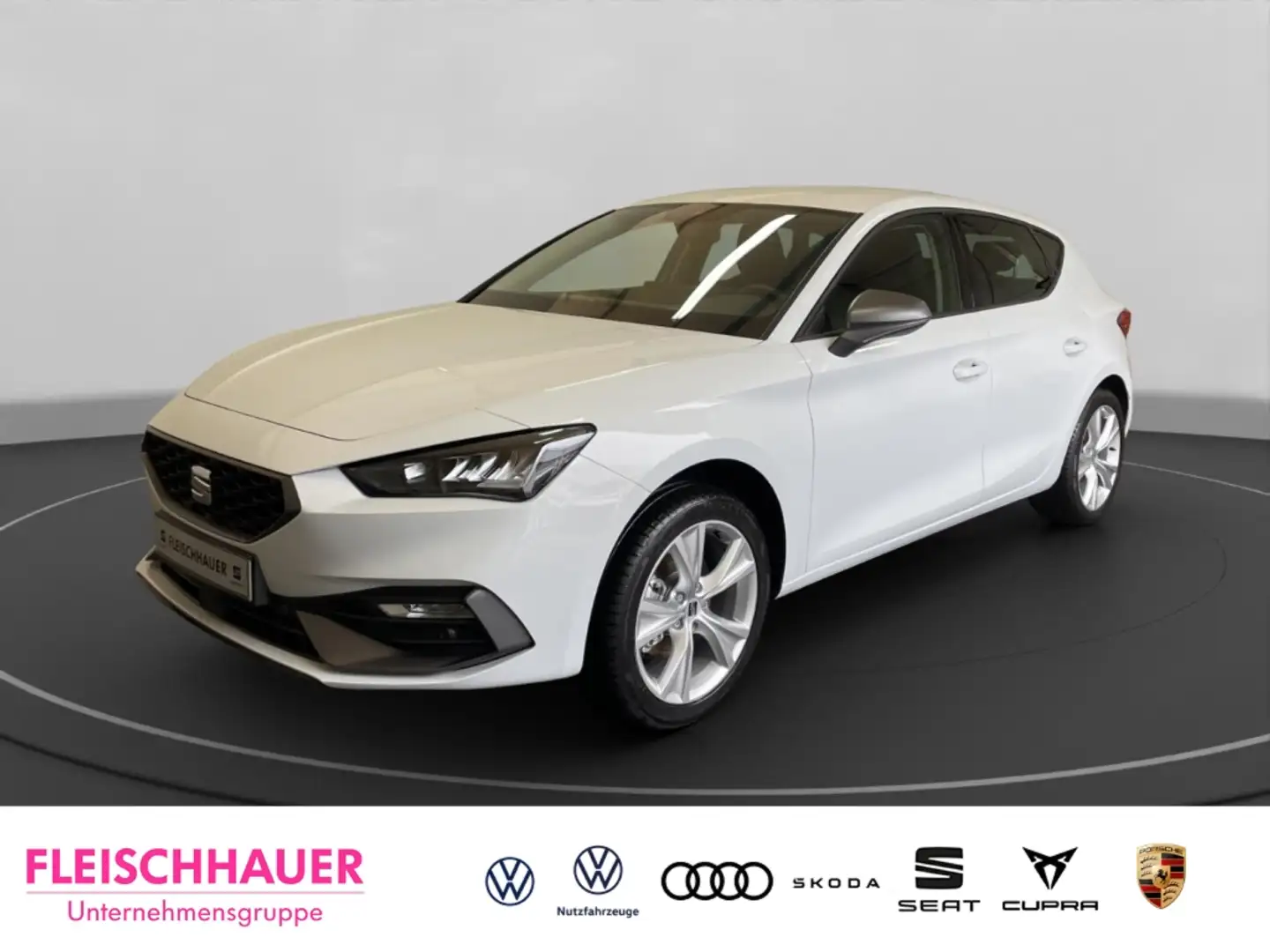 SEAT Leon FR 1.5 eTSI *Knaller* Navi Kamera Sitzh. Kessy Weiß - 1