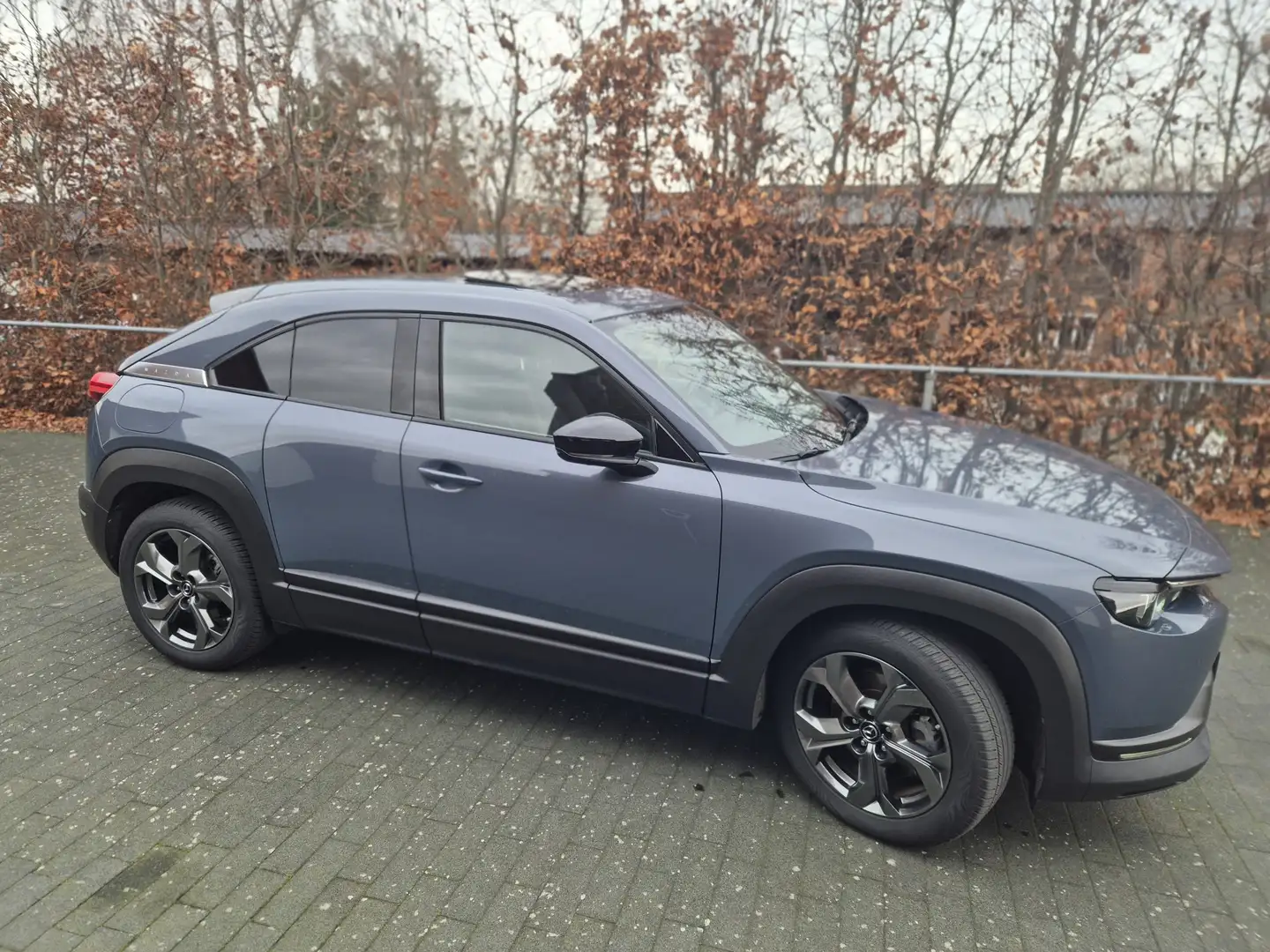 Mazda MX-30 Luxury - Makoto - open dak, 360cam, bose (bomvol) Blauw - 1