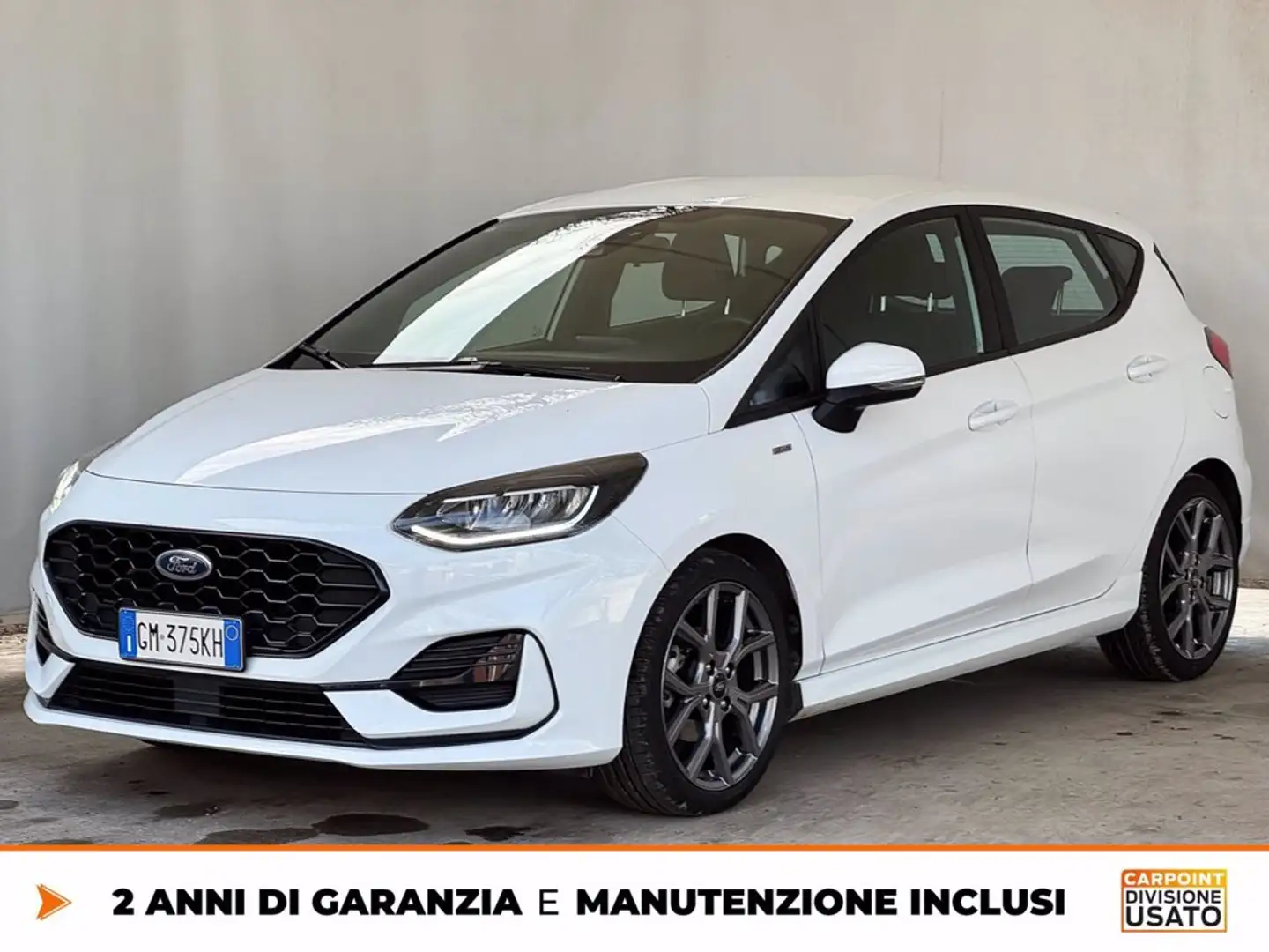 Ford Fiesta 5p 1.0 ecoboost h st-line 125cv Bianco - 1