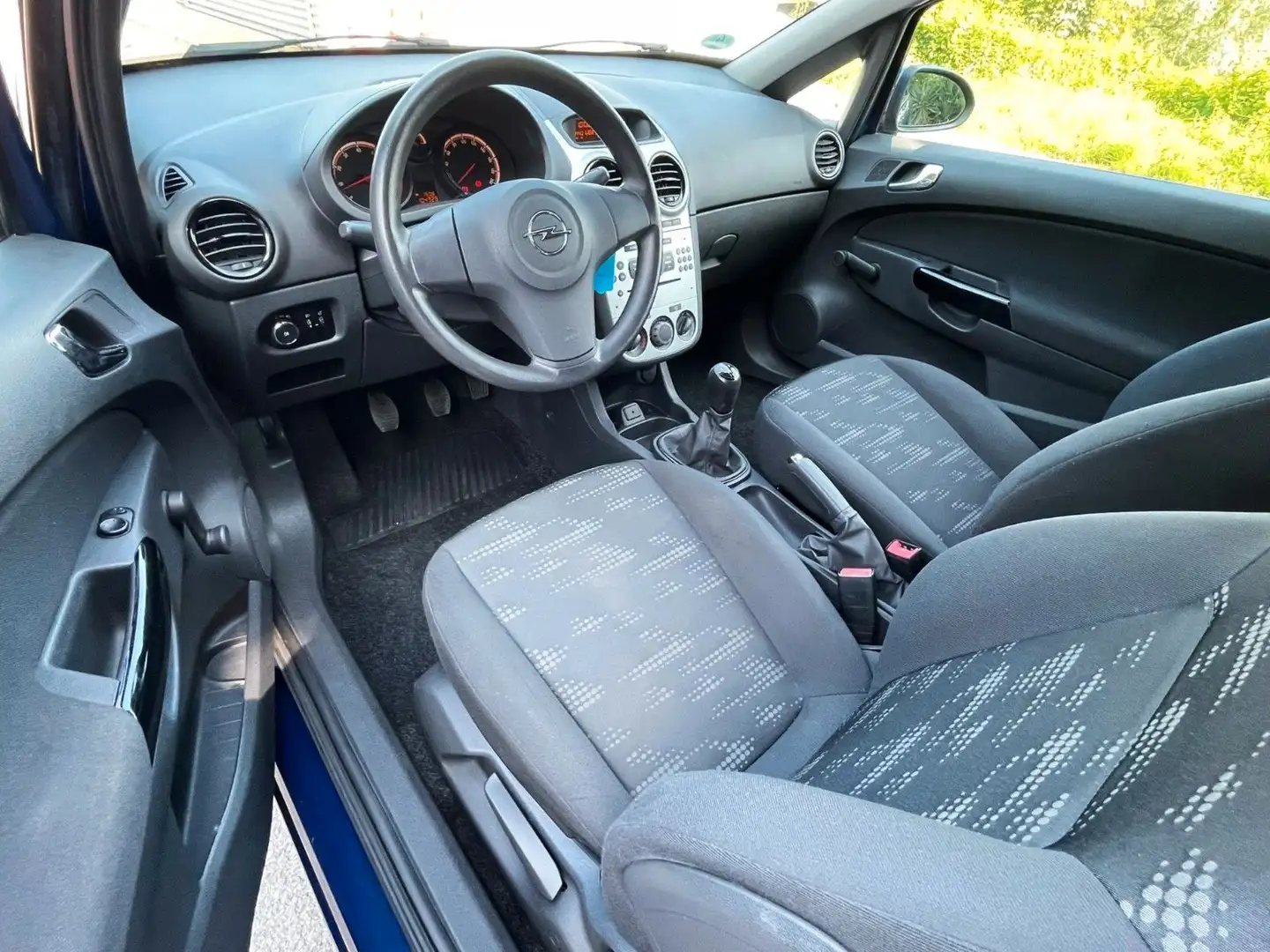 Opel Corsa D 1.2 KLIMA SERVICE NEU WENIG KILOMETER Bleu - 2