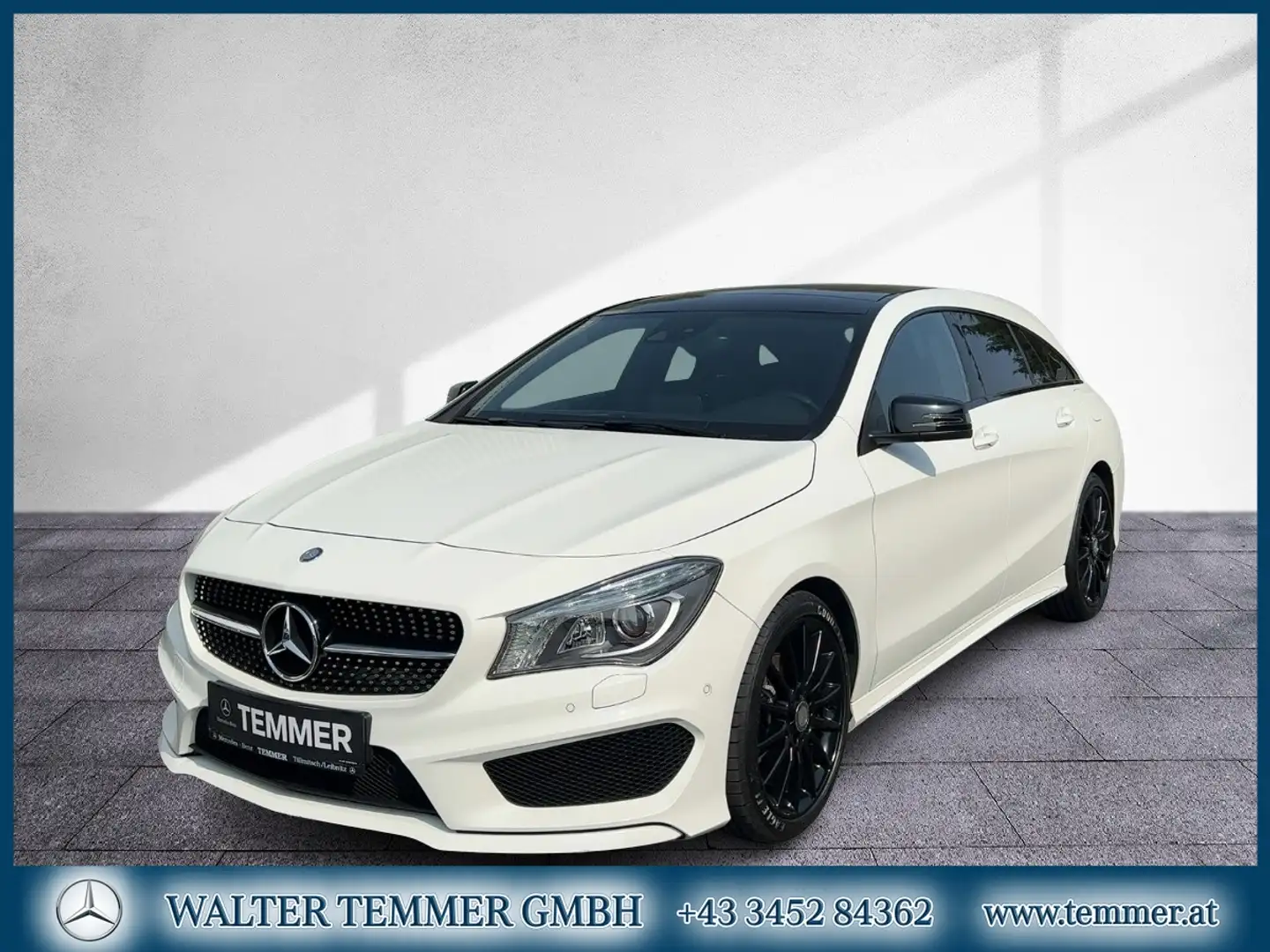 Mercedes-Benz CLA 200 d Shooting Brake AMG-Line Navi Pano LED Blanc - 1