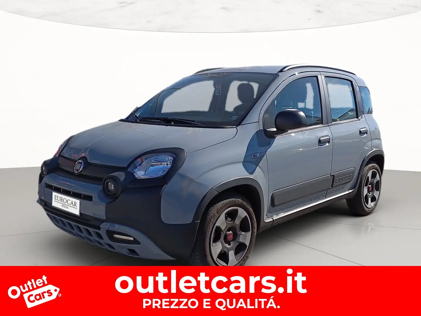 Fiat Panda 1.0 firefly hybrid cross s&s 70cv 5p.ti Grigio - 1