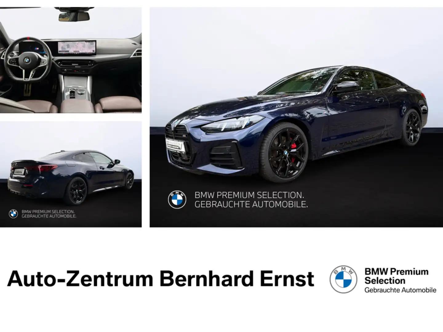 BMW 440 M440i xDrive Coupe M Sport Pro Glasdach HK 360Â° Bleu - 1