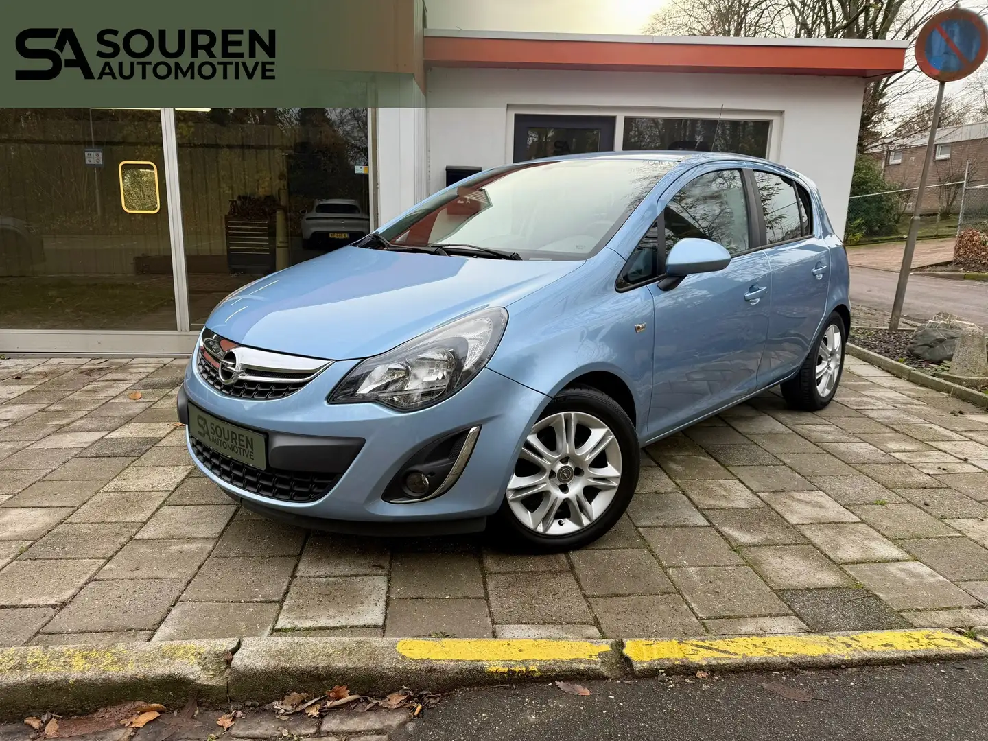 Opel Corsa 1.4-16V BlitZ / Airco / Stoel en stuurwiel verwarm Bleu - 1