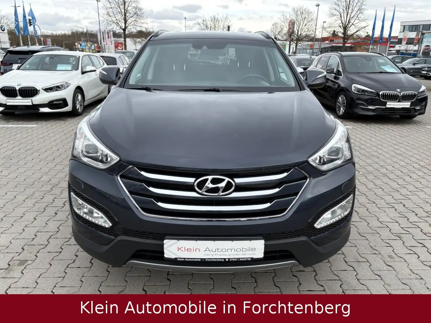 Hyundai SANTA FE Premium 4WD Leder Nav Xen Kamera 1-Hand Gris - 2