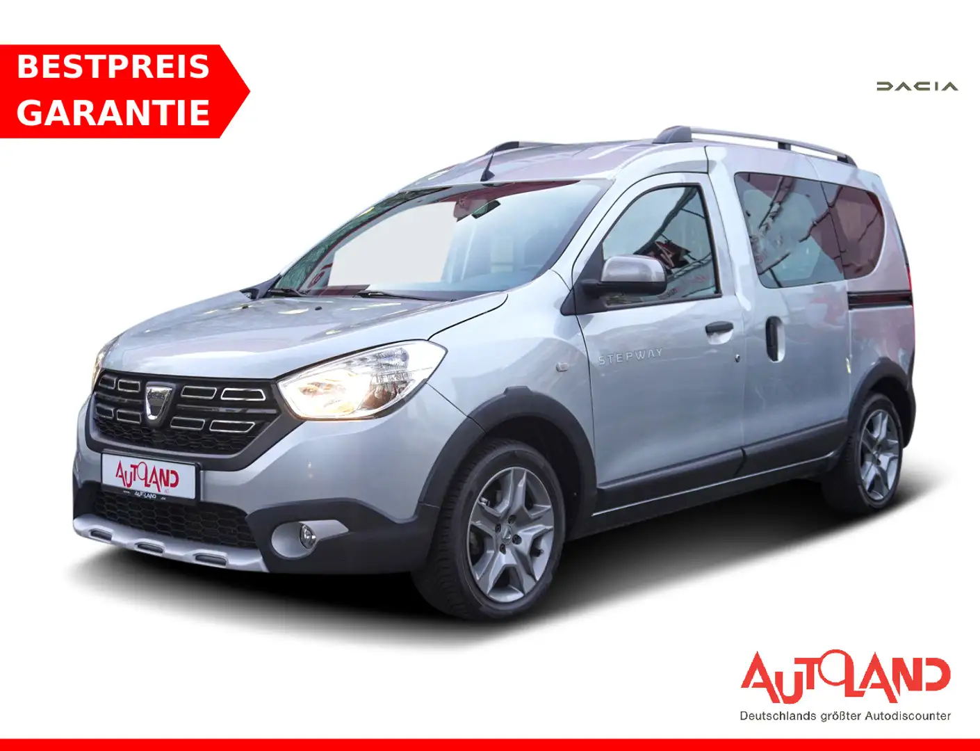 Dacia Dokker Stepway 1.3 TCe Klima Sitzheizung Kamera Grau - 1