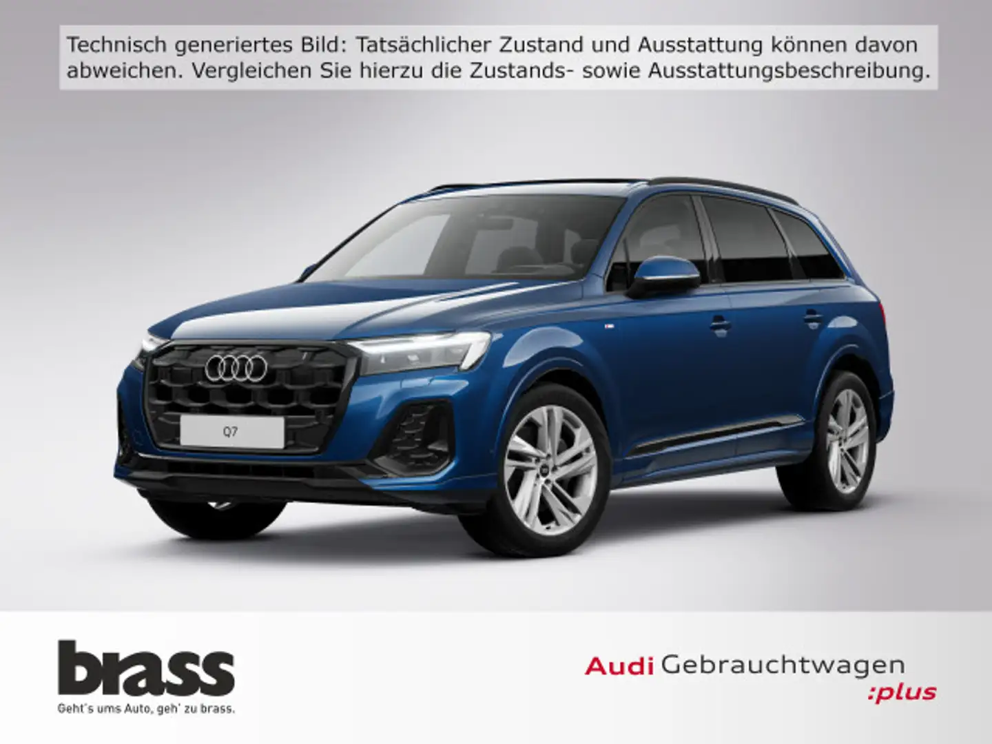 Audi Q7 SUV S line 50 TDI quattro 210(286) kW(PS) tip Blau - 1