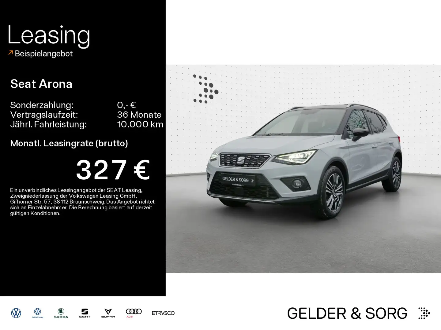 SEAT Arona XCELLENCE 1.6 TDI RFK*LED*Navi*BEATS*ACC Weiß - 1