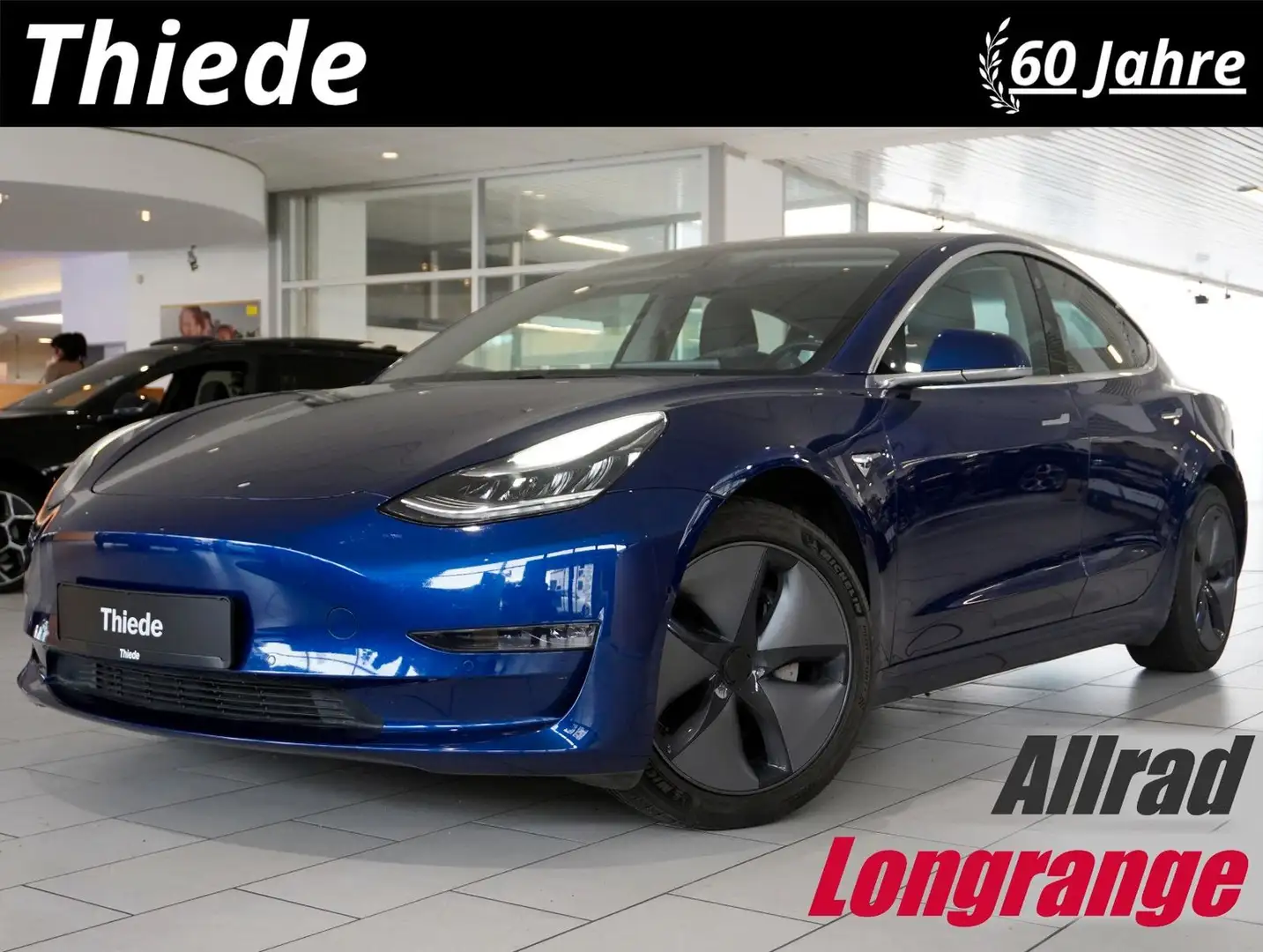 Tesla Model 3 LONGRANGE DUAL-MOTOR NAVI/KAMERA/SHZ/AHK Blau - 1