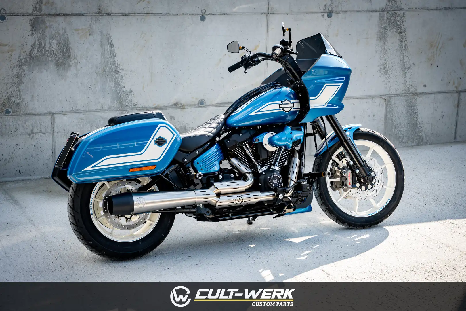 Harley-Davidson Lowrider ST "FAST JOHNNIE" LIMITED by Cult-Werk Blu/Azzurro - 1