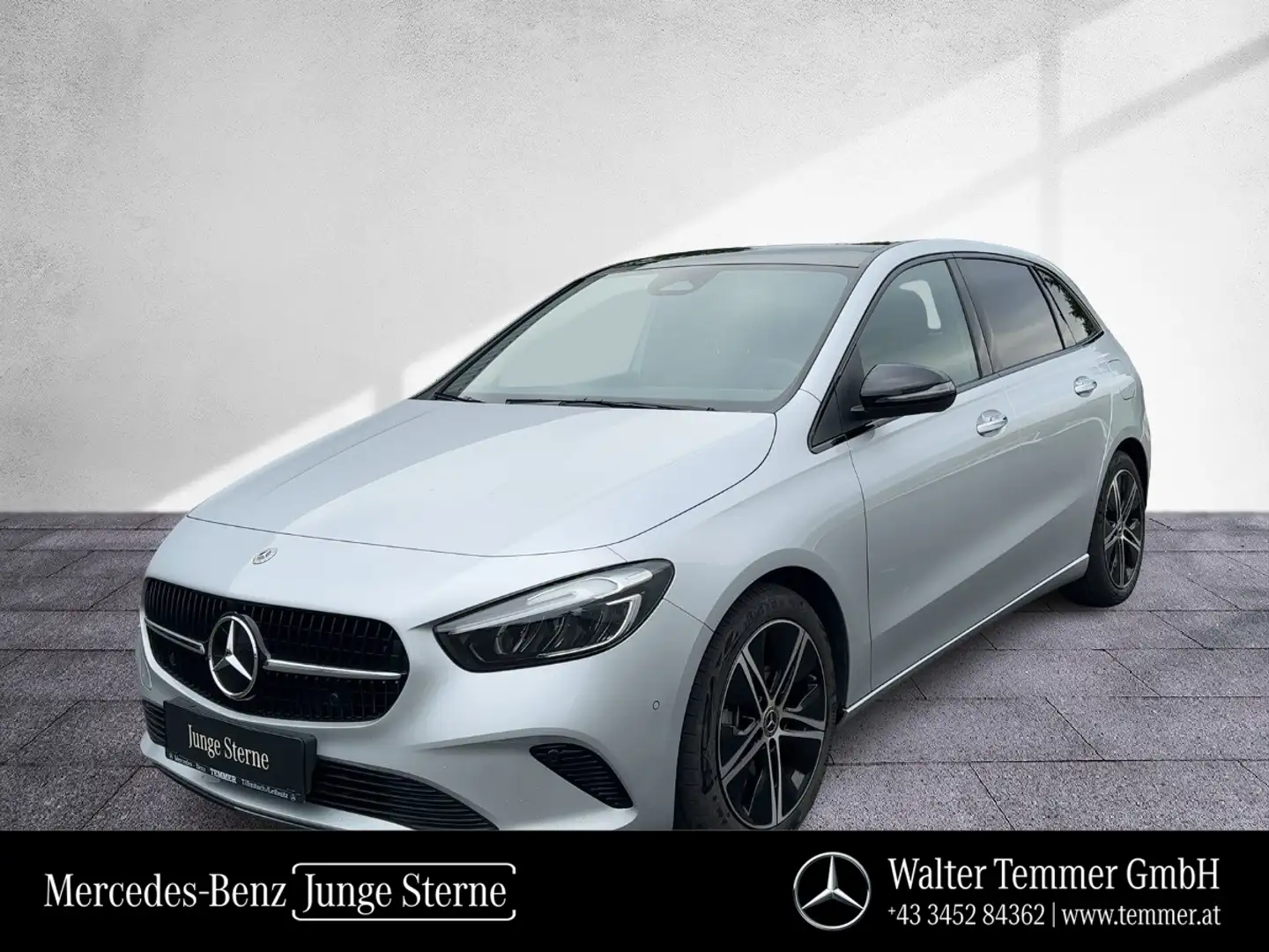 Mercedes-Benz B 180 Progressive RKam AHV Night Pano Silber - 1