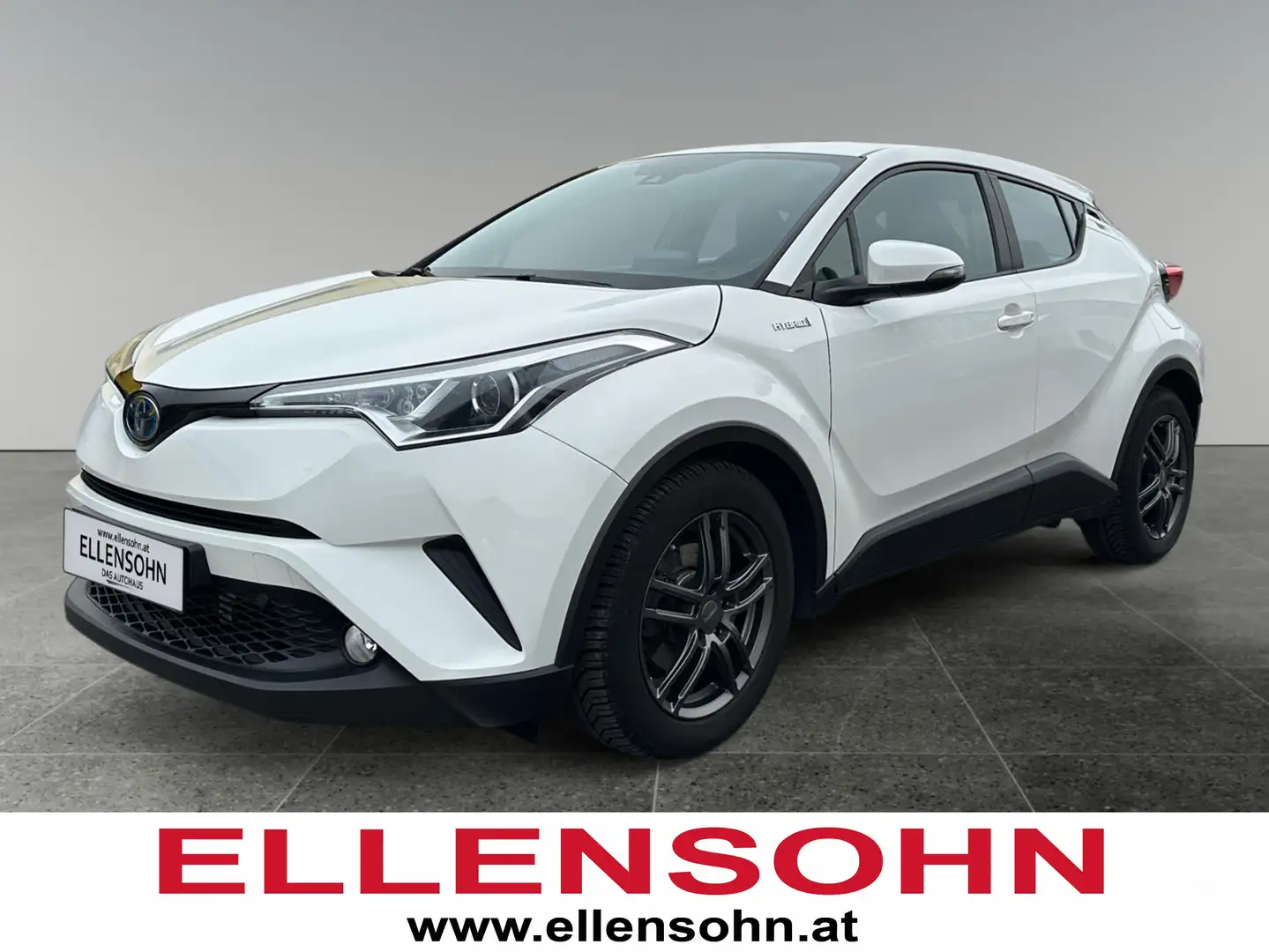 Toyota C-HR 1,8 HSD C-ENTER       8-fach bereift! AHK! Weiß - 1