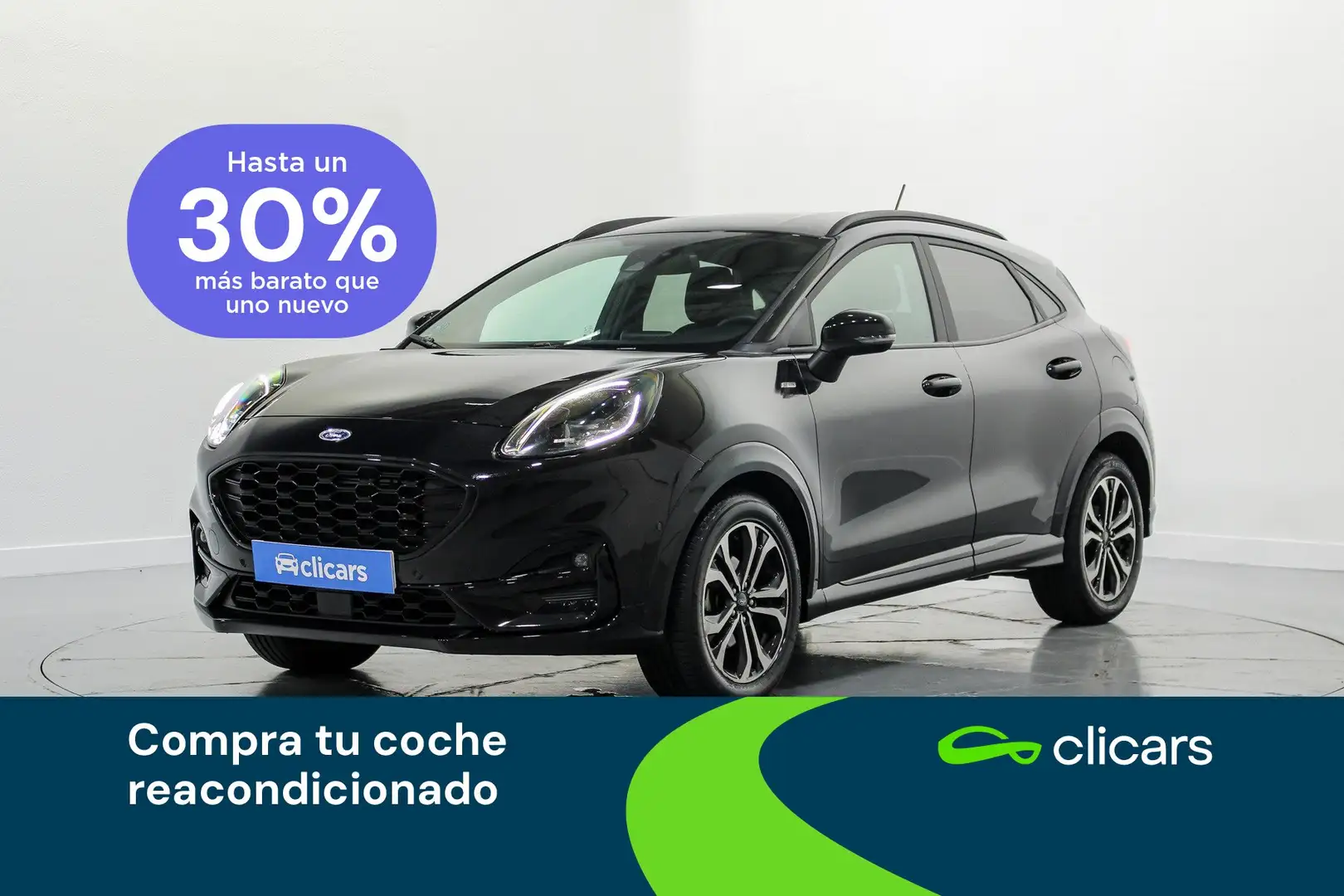 Ford Puma 1.0 EcoBoost MHEV ST-Line Aut. 125 Negro - 1