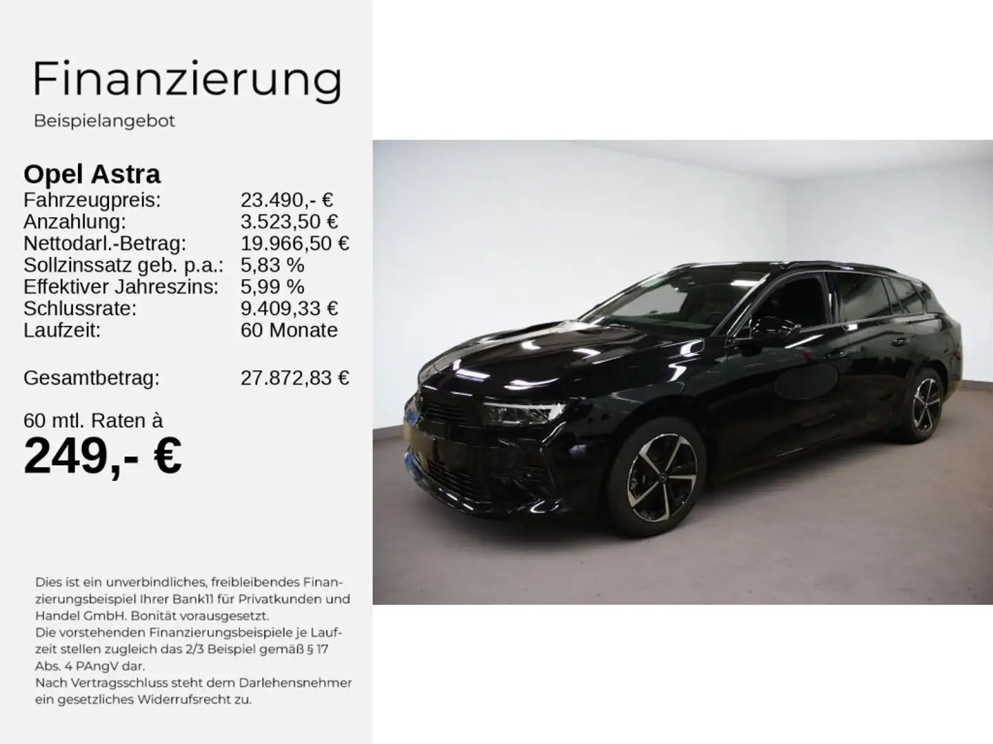 Opel Astra L ST GS 1.2 Turbo S/S 96kW AT8 Schwarz - 2