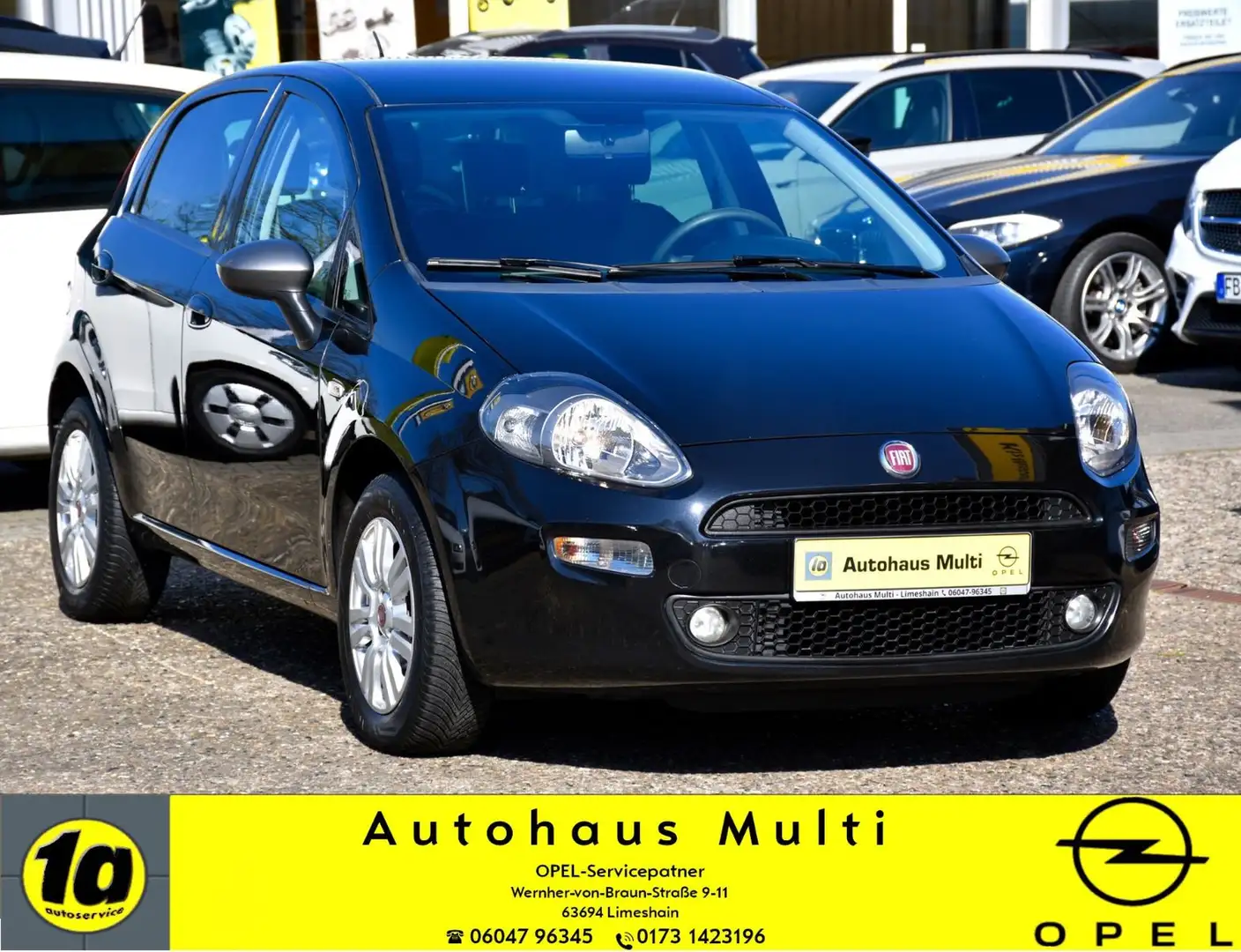Fiat Punto Young 5-trg. Navi Klima PDC City Schwarz - 1