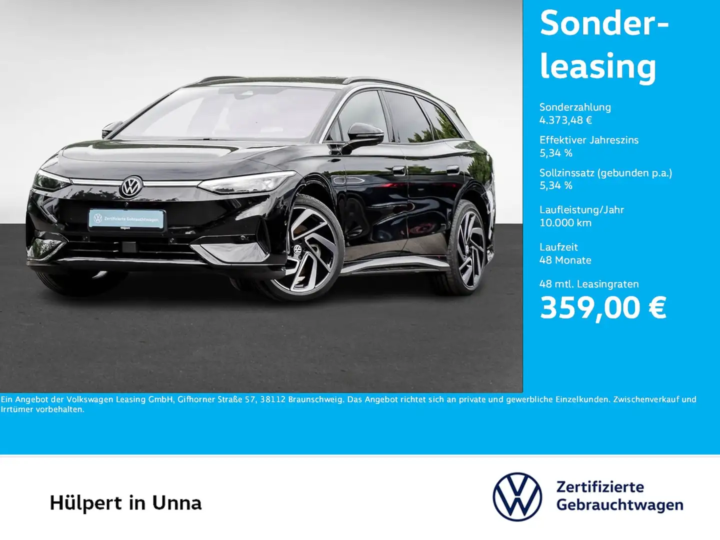 Volkswagen ID.7 Tourer PRO AHK NaviMAX eSITZE HARMAN-KARDON Schwarz - 1